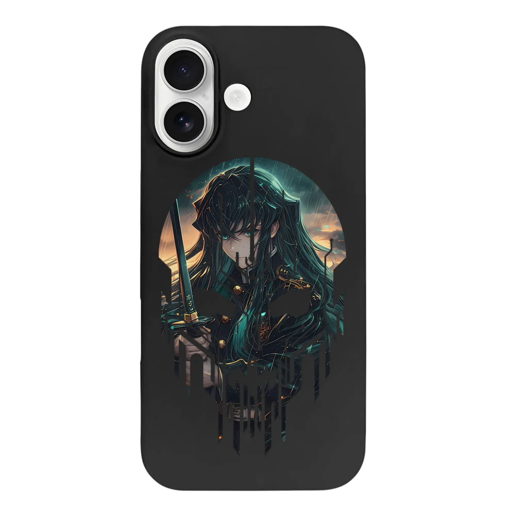 鬼滅の刃 グッズ,時透 無一郎 - iPhone 17 シリーズ シリコンケース 薄型 耐衝撃 指紋防止 ソフトタッチカバー 精密フィット 傷防止 保護ケース iPhone 17/17 Air/17 Pro/17 Pro Max 対応